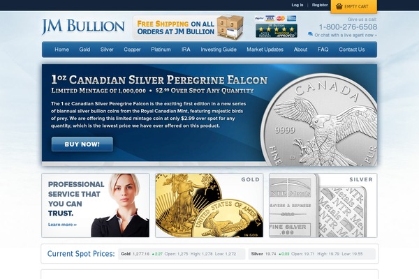 jmbullion.com site used Shared