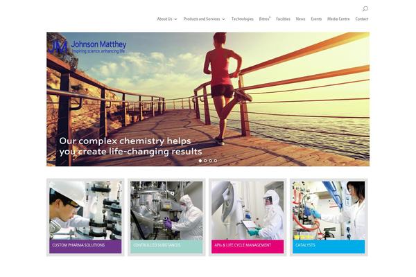 Site using Easing Slider plugin