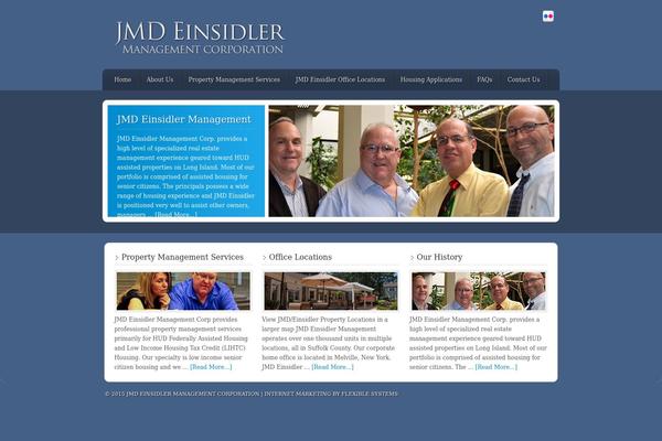 Enterprise theme site design template sample