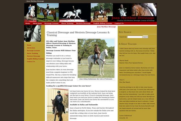 jmdressage.com site used Horsesavvy