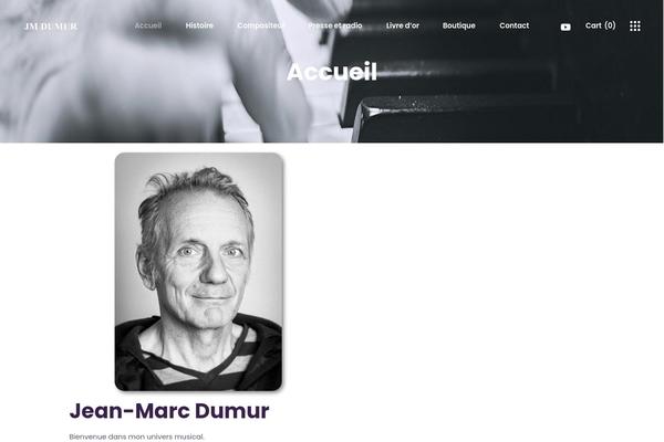 NeoBeat theme site design template sample