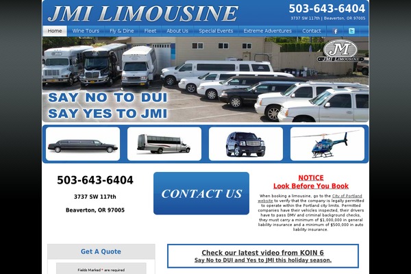 jmilimousine.com site used Jmilimousine