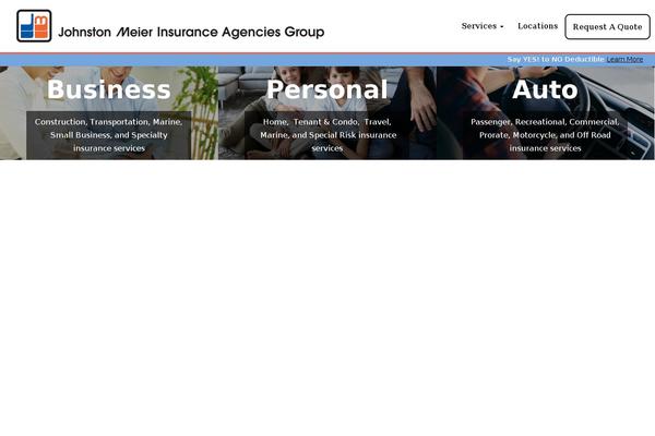 Shore theme site design template sample