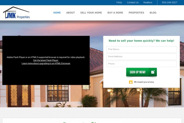 jmkproperties.com site used Cthomes
