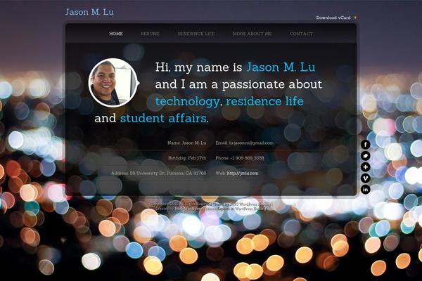Veecard theme site design template sample