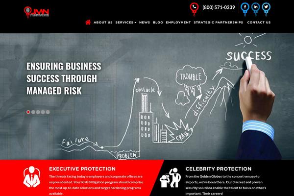 Smarty theme site design template sample