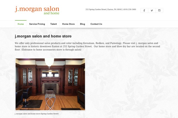 jmorgansalon.com site used Elegance