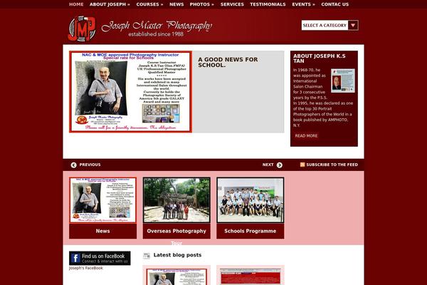Aperture theme site design template sample
