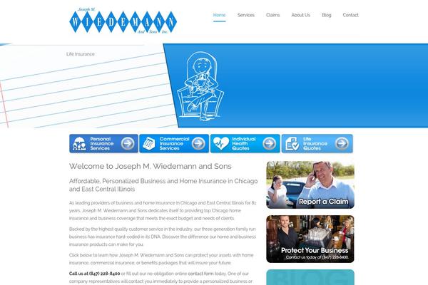 Silicon theme site design template sample