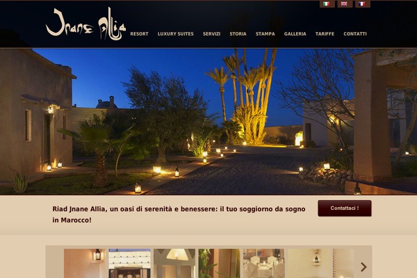 Momento theme site design template sample