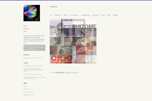 Infinity theme site design template sample