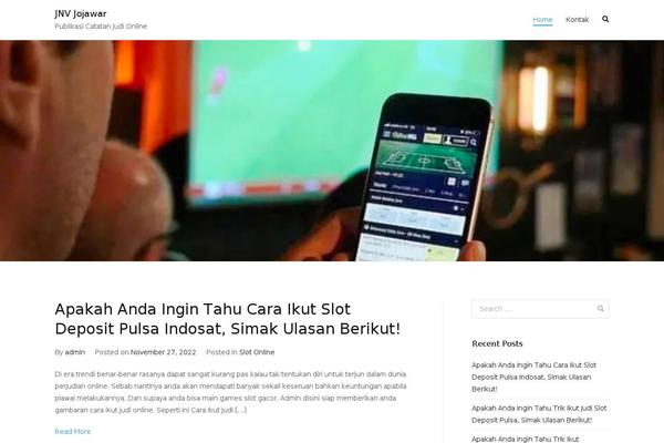 Zakra theme site design template sample