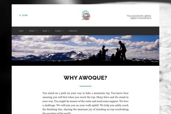 Hoffman theme site design template sample
