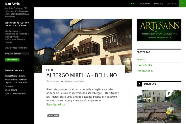 joanartes.com site used Upsidedown