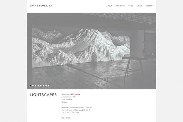 Proton theme site design template sample