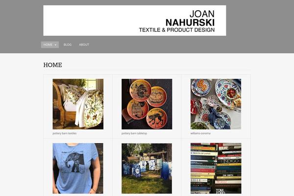 joannahurski.com site used Portfolio Press