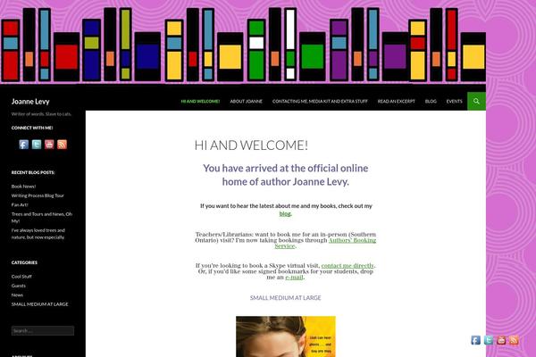 Twenty Fourteen theme site design template sample