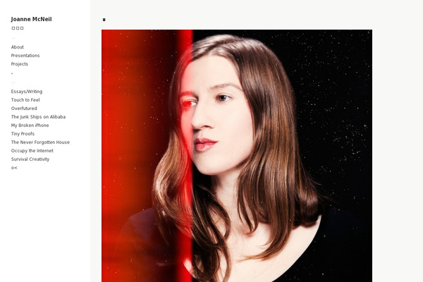joannemcneil.com site used Dimsemenov-touchfolio-c481e2d