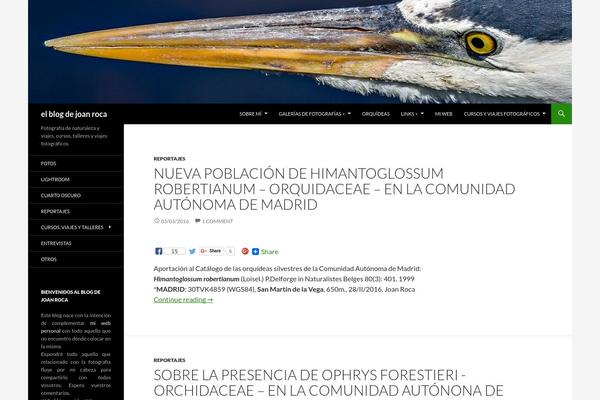 Twenty Fourteen theme site design template sample