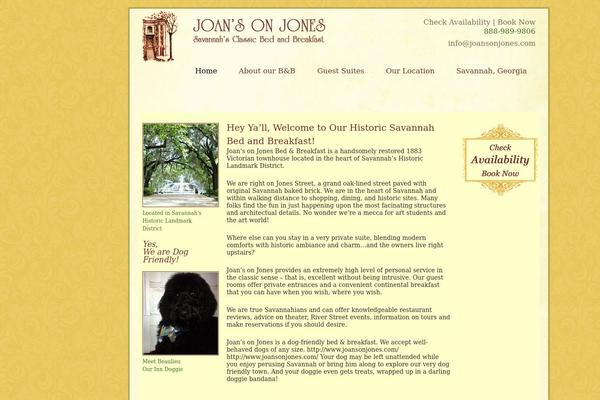 JustWrite theme site design template sample