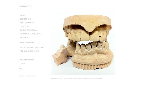 joao-bento.com site used Minimalist