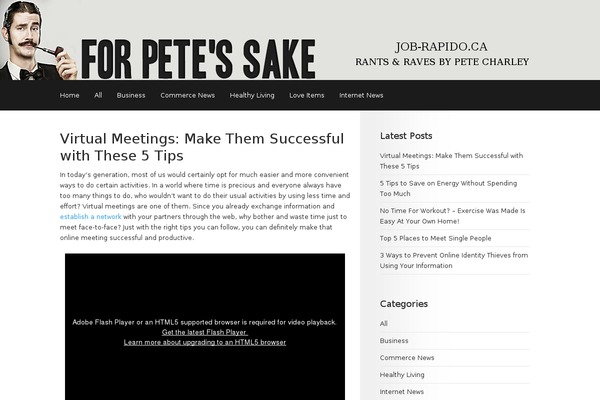 Retina theme site design template sample