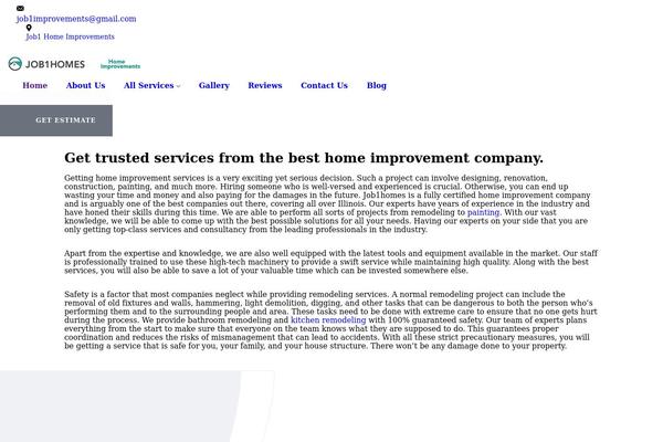 Hampton theme site design template sample