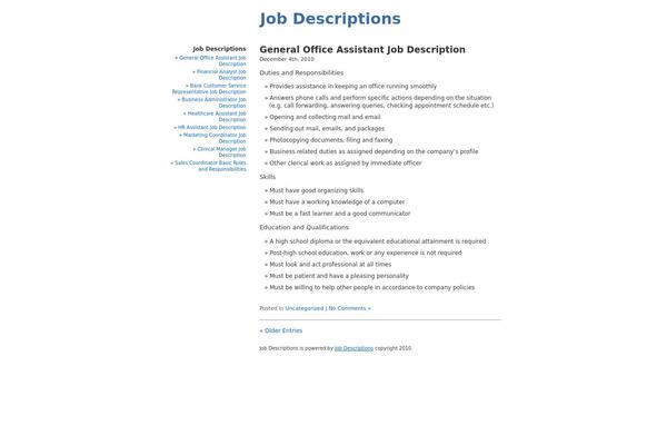 White-as-milk theme site design template sample