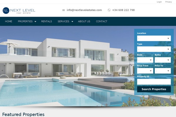 Realia theme site design template sample