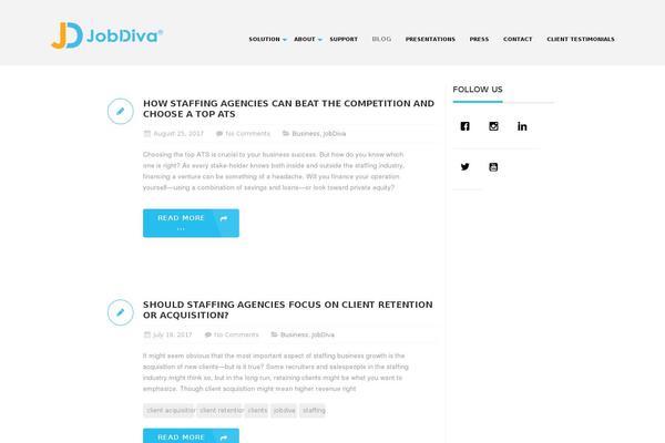 Bostan theme site design template sample