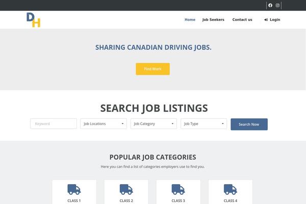 Site using Front End PM plugin
