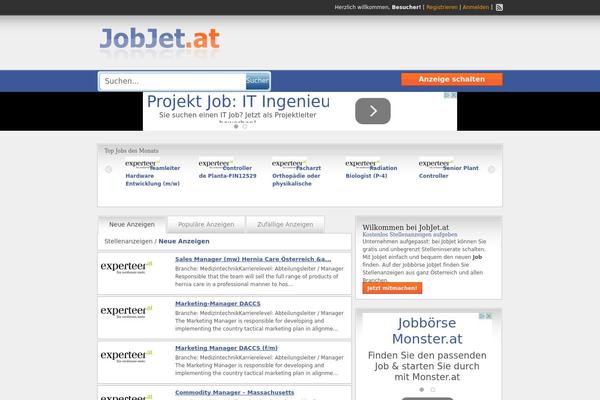 jobjet.at site used ClassiPress