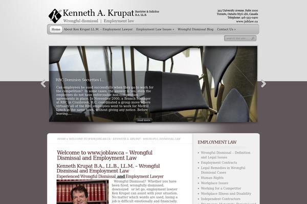 TheProfessional theme site design template sample