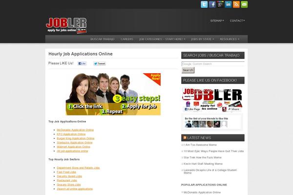 Site using Floating Social Bar plugin