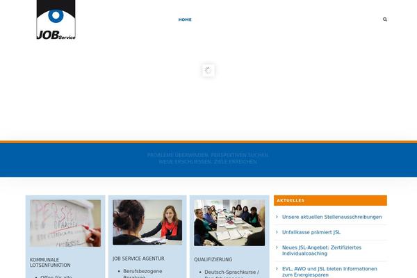 Infinite theme site design template sample