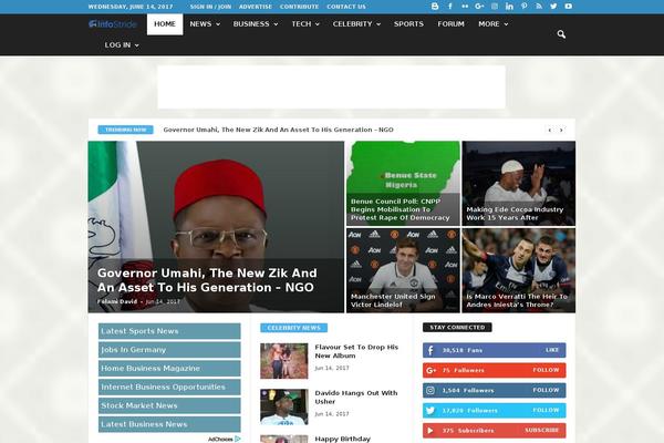 NewsMag theme site design template sample