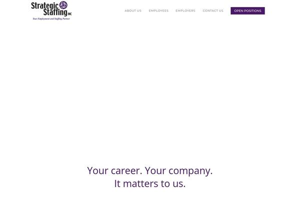 Strategic theme site design template sample