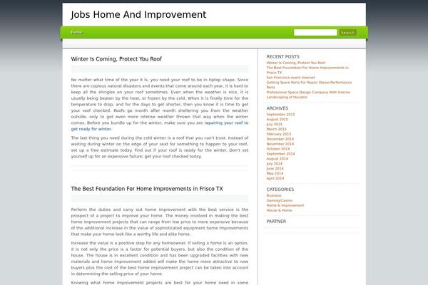 Tmp theme site design template sample