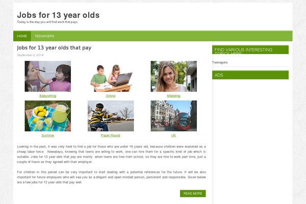 Wordie theme site design template sample