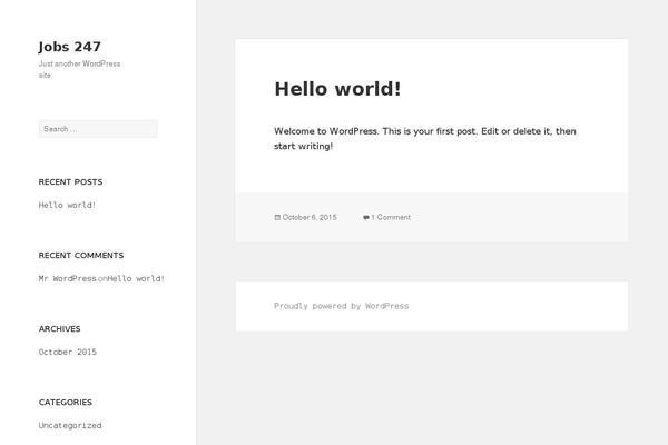 jobs247.info site used Generatepress_child