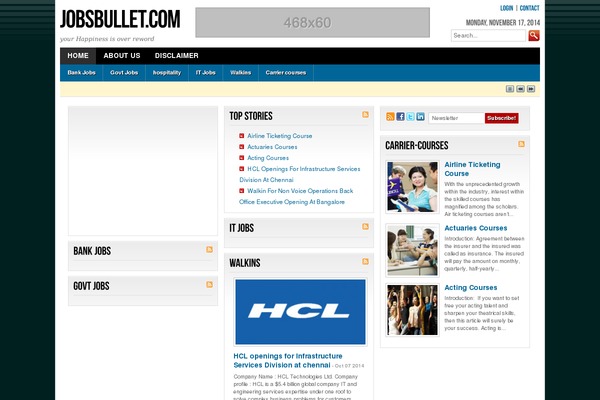jobsbullet.com site used Bignews