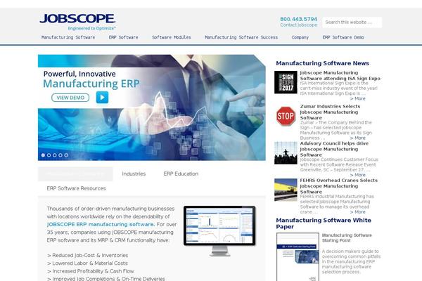 Enterprise Pro theme site design template sample