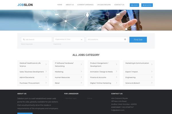 Site using Jobhunt-notifications plugin