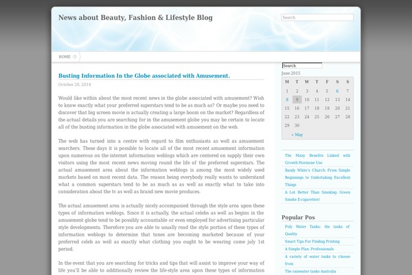 Shrink theme site design template sample