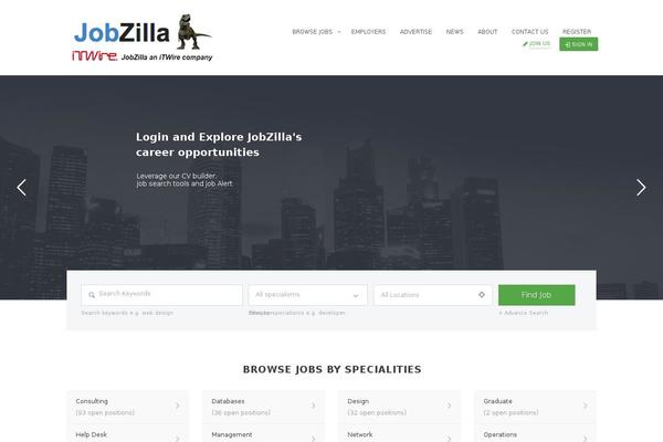 Site using Jobhunt-apply-with-facebook plugin