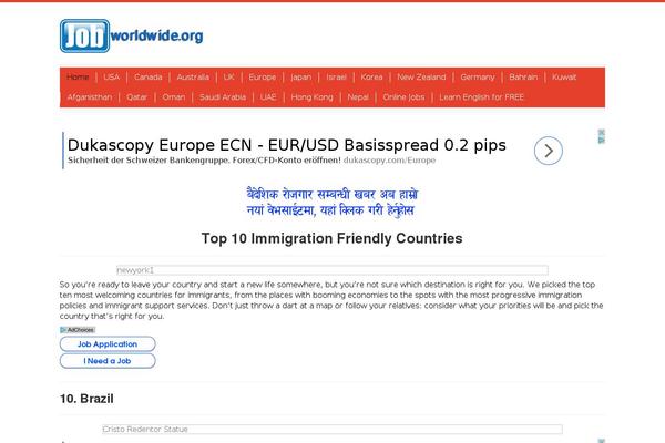 jobworldwide.org site used WP Macchiato