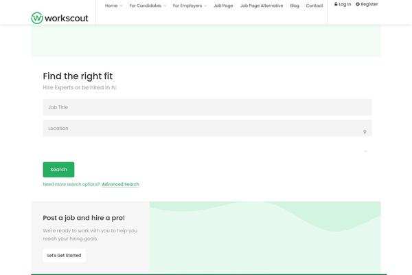 Site using WP Job Manager - Predefined Regions plugin
