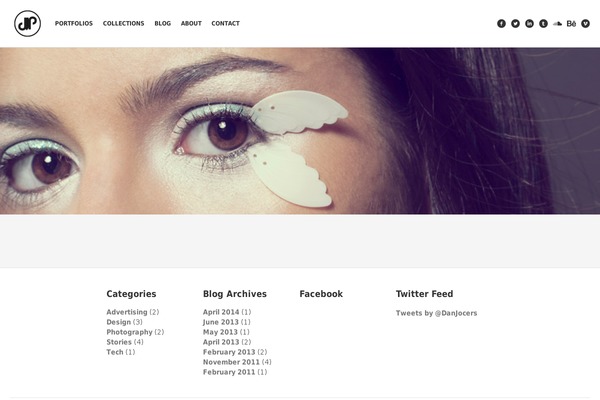 Expositio theme site design template sample