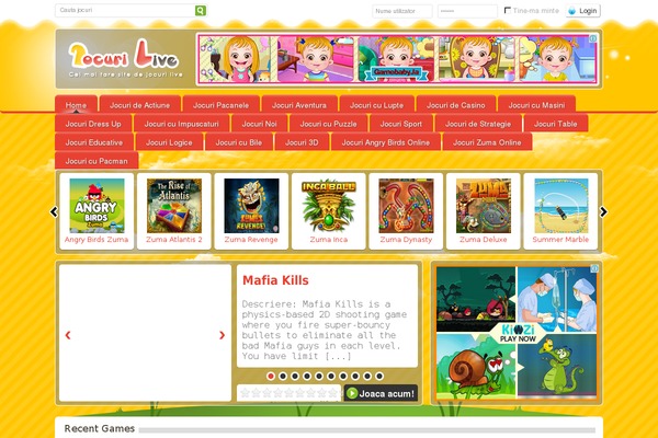 BrayGames theme site design template sample