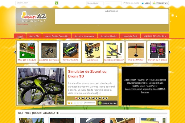 BrayGames theme site design template sample